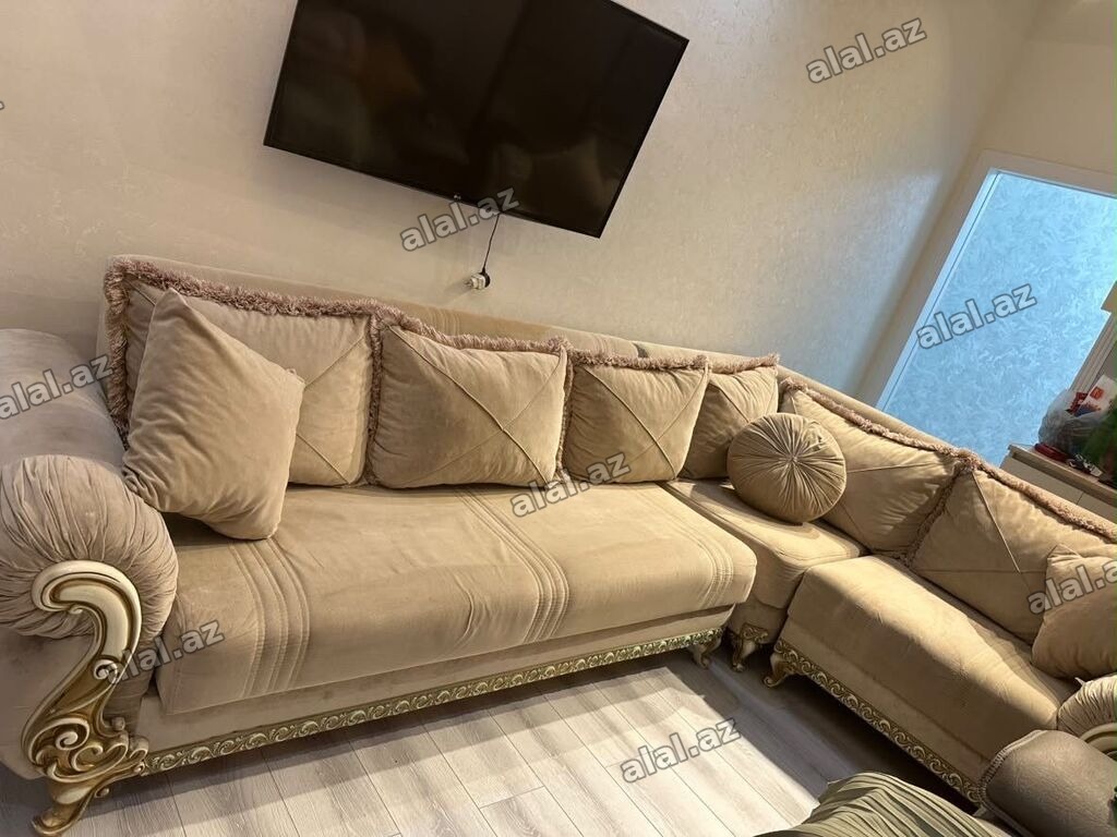 Künc divan, İşlənmiş, Açılan, Bazasız, Parça, Çatdırılma yoxdur
