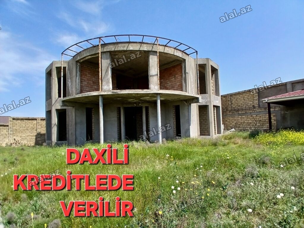 8 otaq, 250 kv. m, Kredit var, Təmirsiz