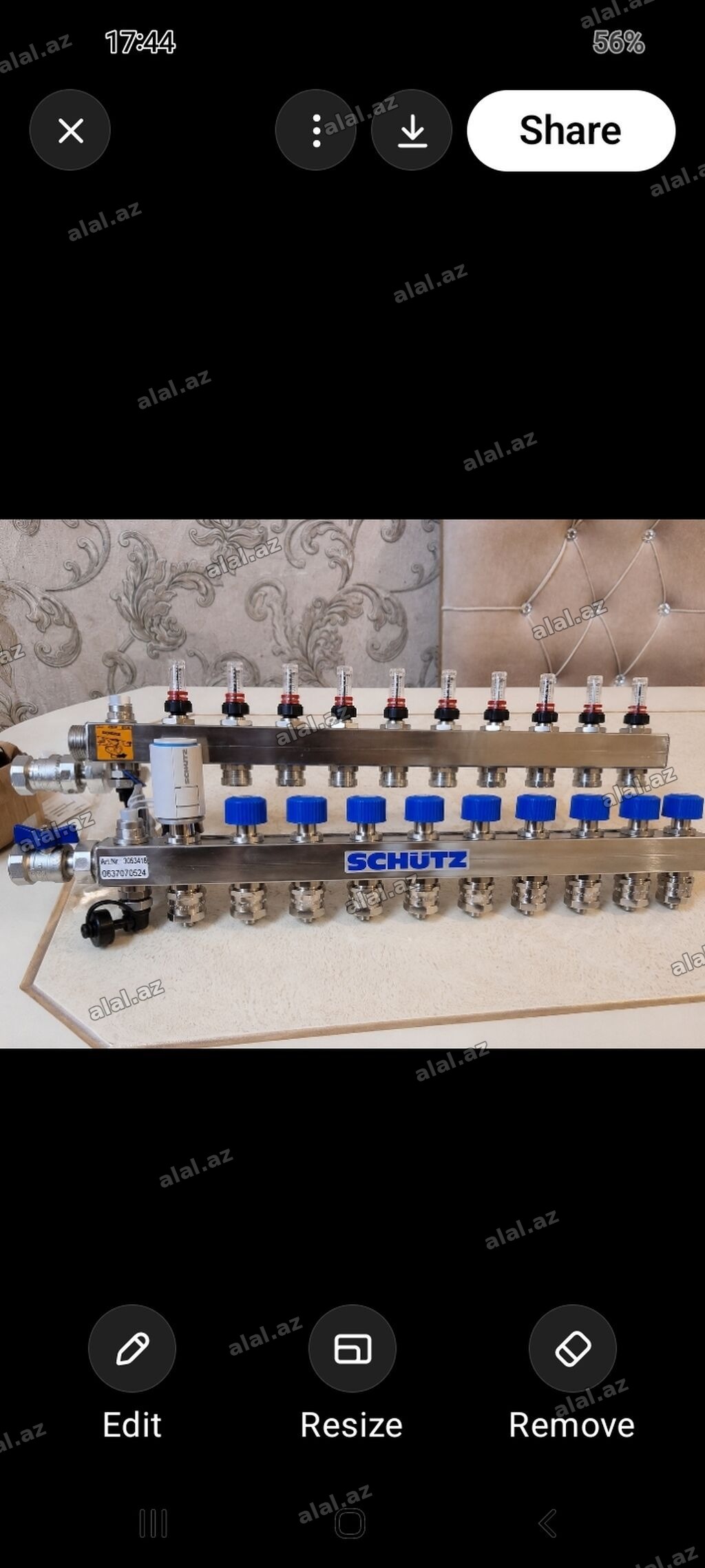 SCHÜTZ 10-luq isti döşəmə kollektoru Model: SCHÜTZ Comfort 90-3, 10