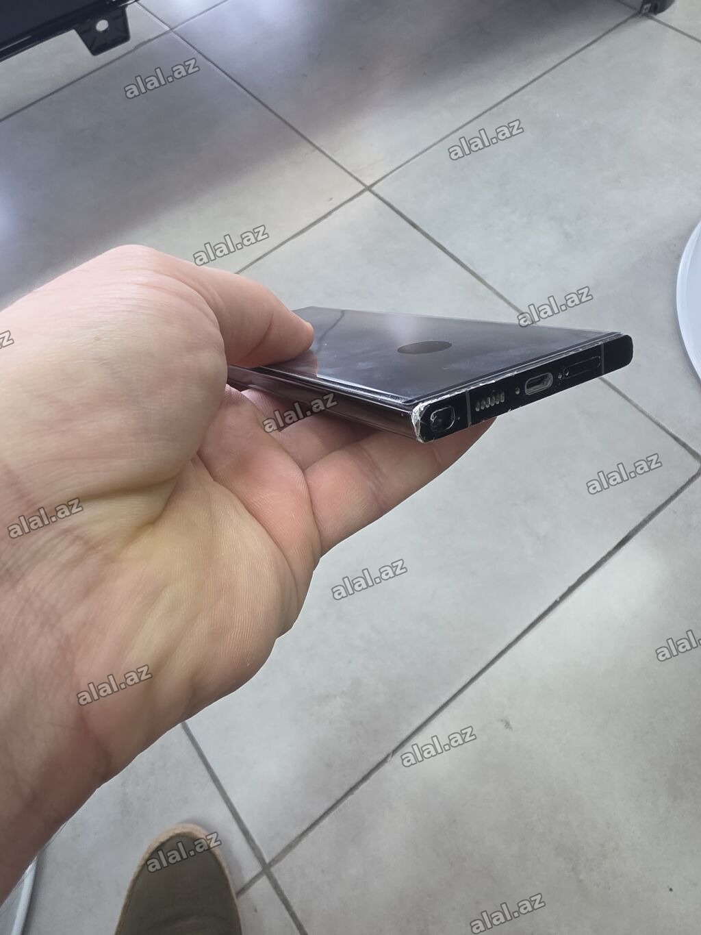 Samsung Galaxy S22 Ultra, 256 GB, rəng - Boz, Barmaq izi