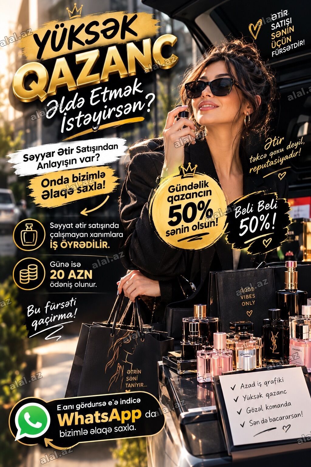 Satış meneceri tələb olunur, Yalnız qadınlar üçün, 30-45 yaş, 1 ildən az təcrübə
