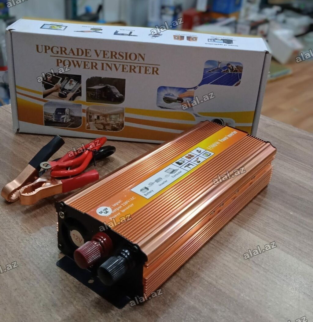 Inverter Inventer Konverter İnverterler 🔹akkumlyatora qowularaq 12