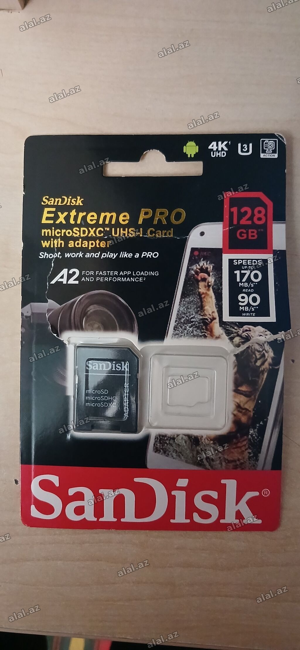 San Disk Extreme Pro 128 gb. Yenidir özüm ucun almışdım amma lazım