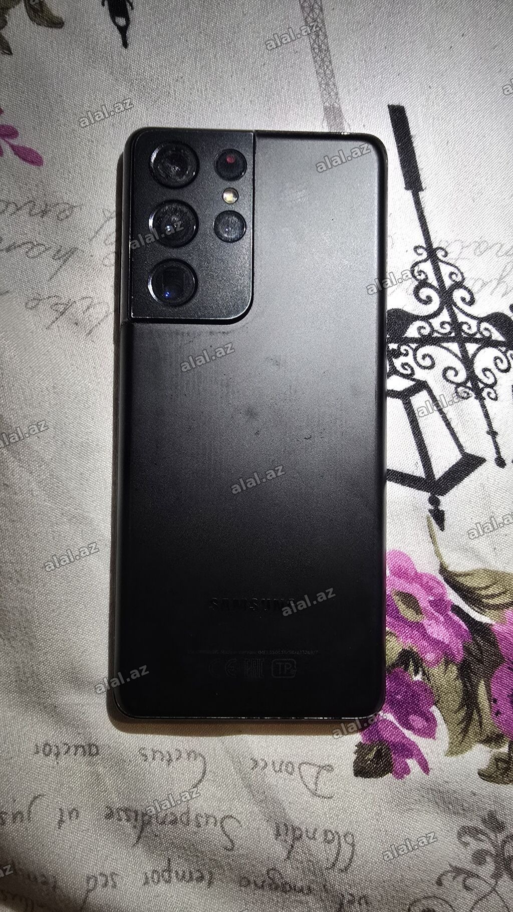 Samsung Galaxy S21 Ultra, 256 GB, rəng - Qara, İki sim kartlı
