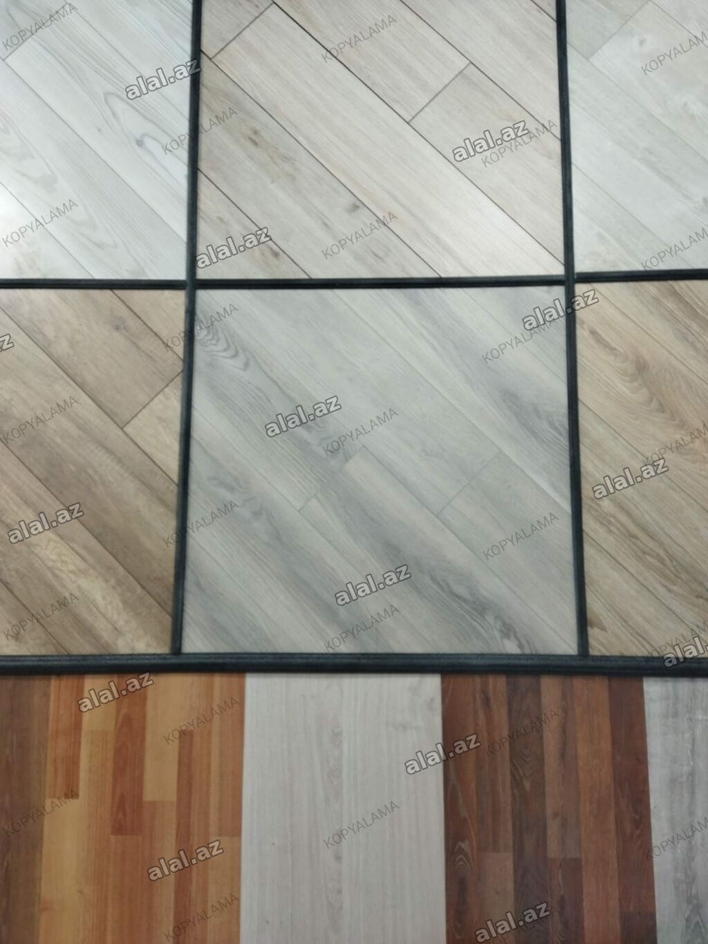 Laminat döşəmə panelləri – müxtəlif rəng və teksturalar - Taxta