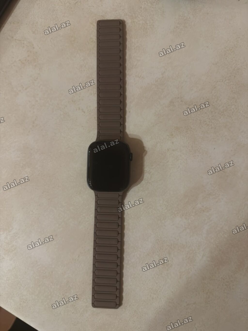 İşlənmiş, Smart saat, Apple, Suya davamlı, rəng - Qara