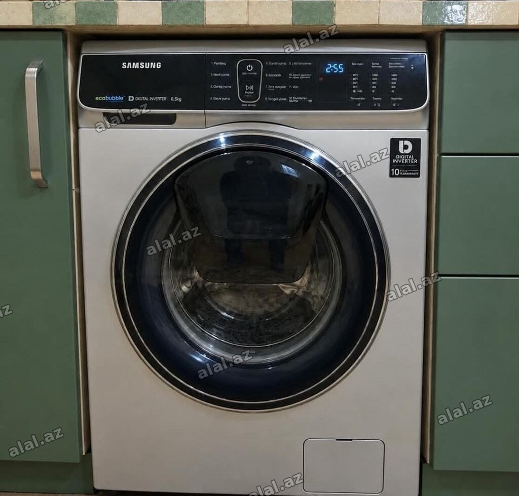 Samsung 6.5 kq 280 azn ela vezyetdedi 1 ilin paltaryuyanidi yenidən