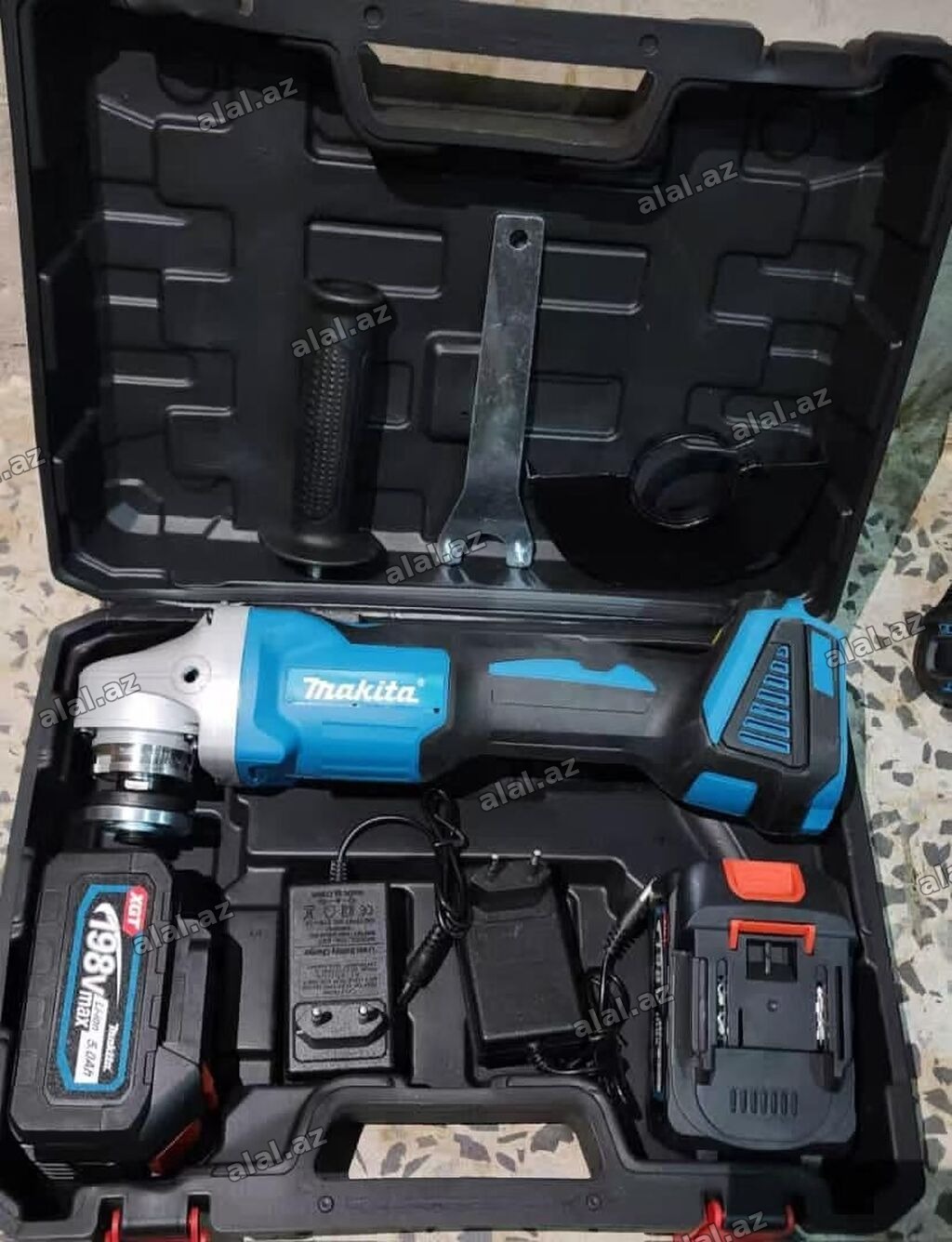 MAKITA simsiz bucaqslı daşlayıcı (angle grinder) dəst Xüsusiyyətlər