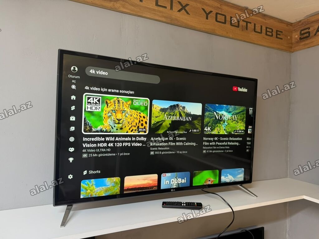 Lg 109 sms smart televizoru yutube netfilix va cox yaxsi veziyyetedidi