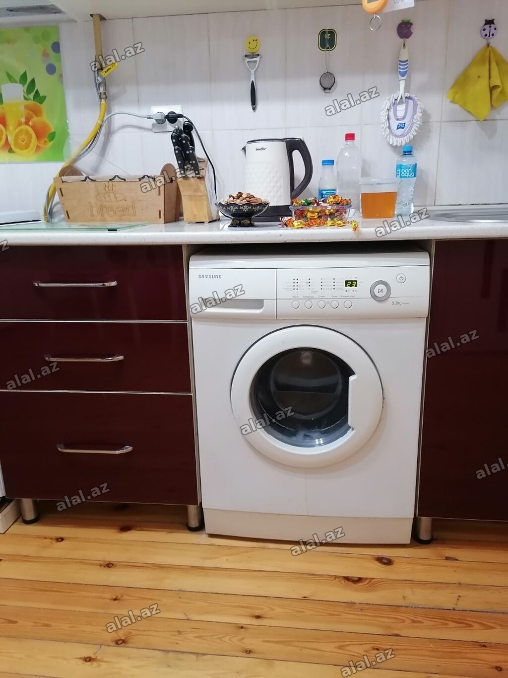 Paltaryuyan maşın Samsung, 6 kq, İşlənmiş, Avtomat, Qurutmasız, Kredit yoxdur, Ü