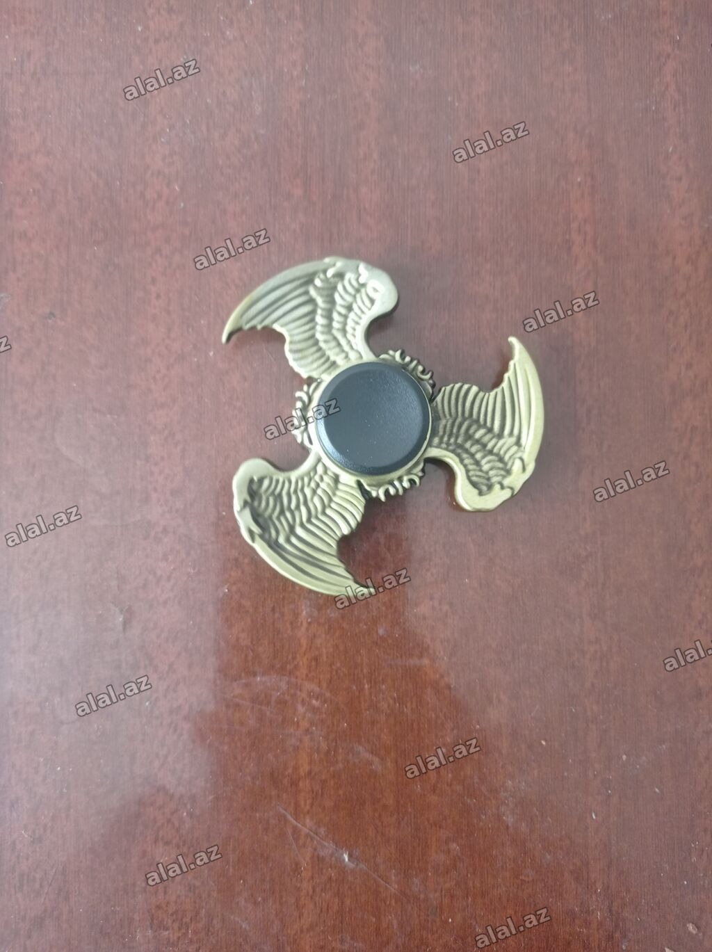 Metal fidget spiner – 3 qanadlı, quş qanadı dizaynı