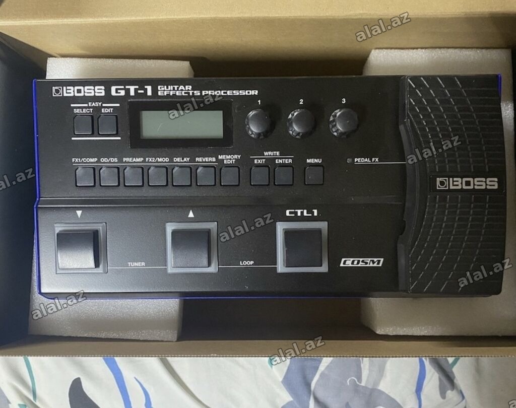 BOSS GT-1 Guitar Effects Processor - Kompakt, pedalboard-dostu