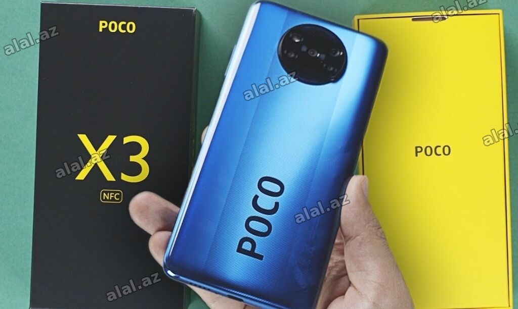Poco X3 NFC, 128 GB, rəng - Mavi, Barmaq izi