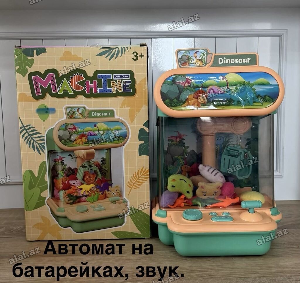 Uşaq üçün “Dinosaur” mövzulu mini “claw machine” oyuncağı - Yaş