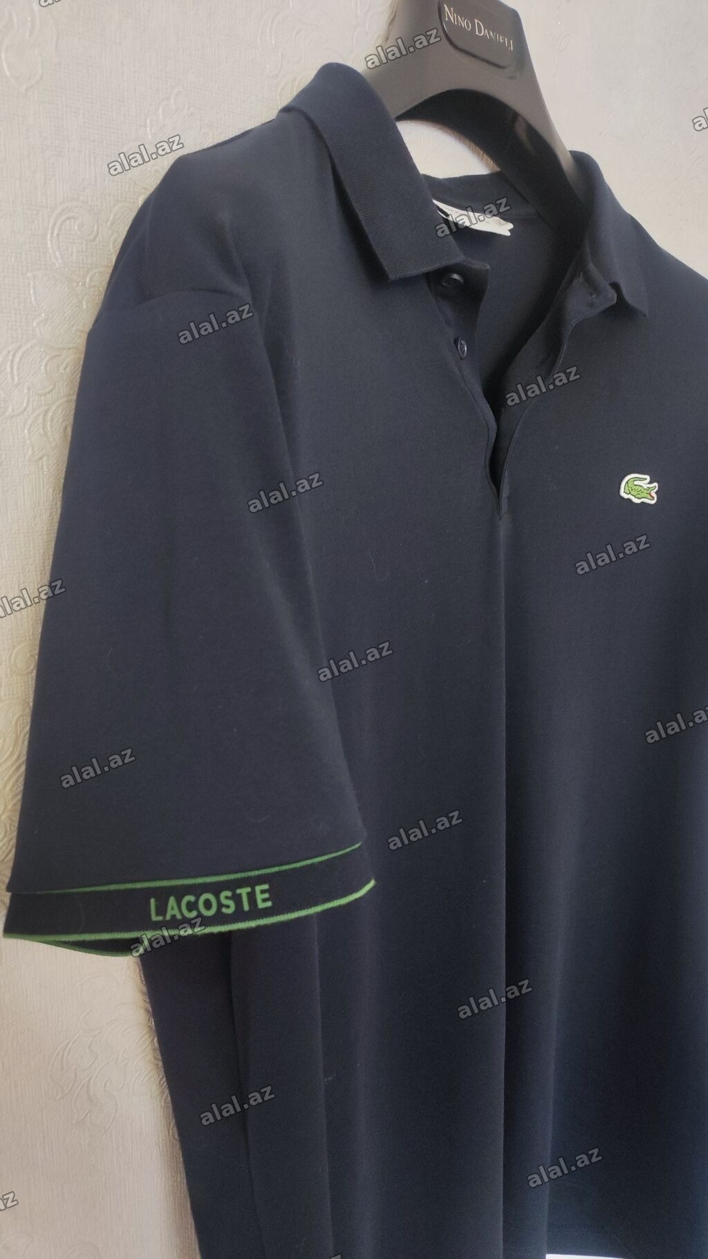 Polo köynək, Lacoste, 3XL, rəng - Qara
