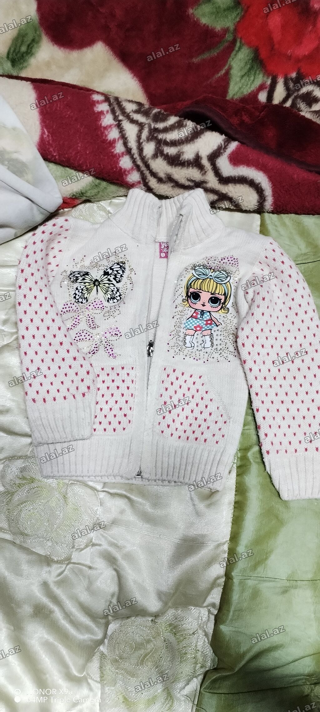 Uşaq kardiqanı – Yerta BeBe, 1–2 yaş - Rəng: krem/aq (ivory) - Model
