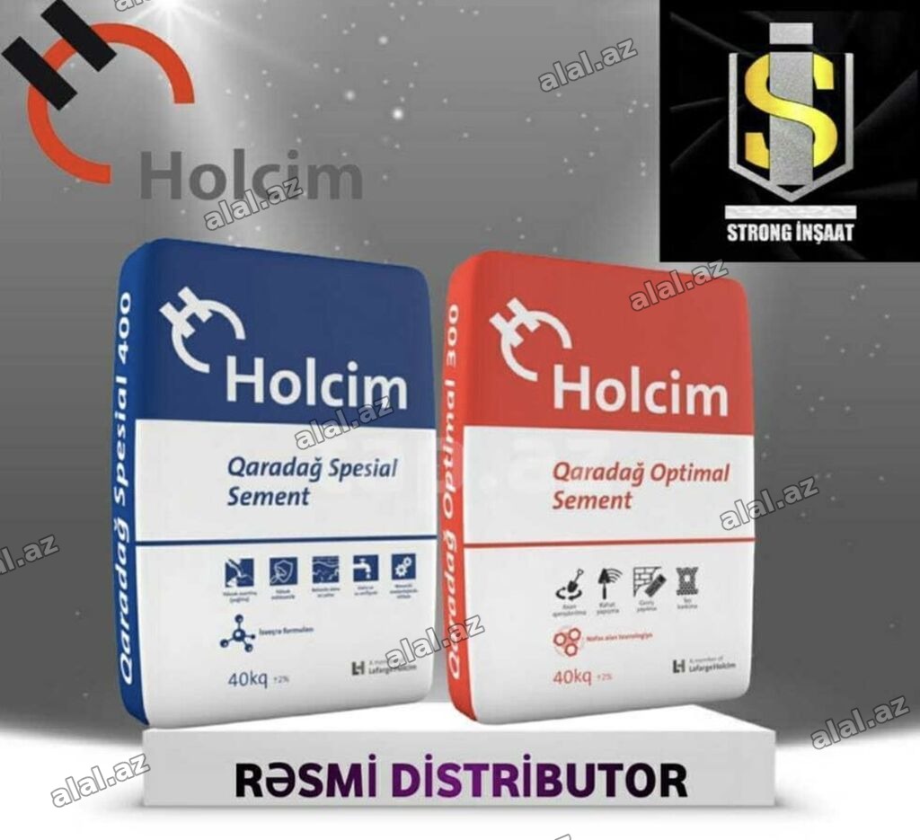 Holcim Qaradağ sementləri – rəsmi distribyutor məhsulu Məhsullar: -