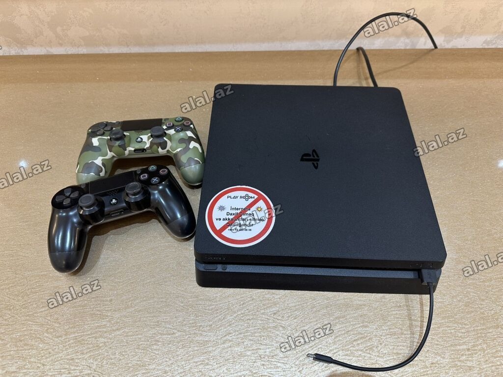 PlayStation 4 Slim oyun konsolu 1Tb yaddas 2 eded orijinal pult Umumi