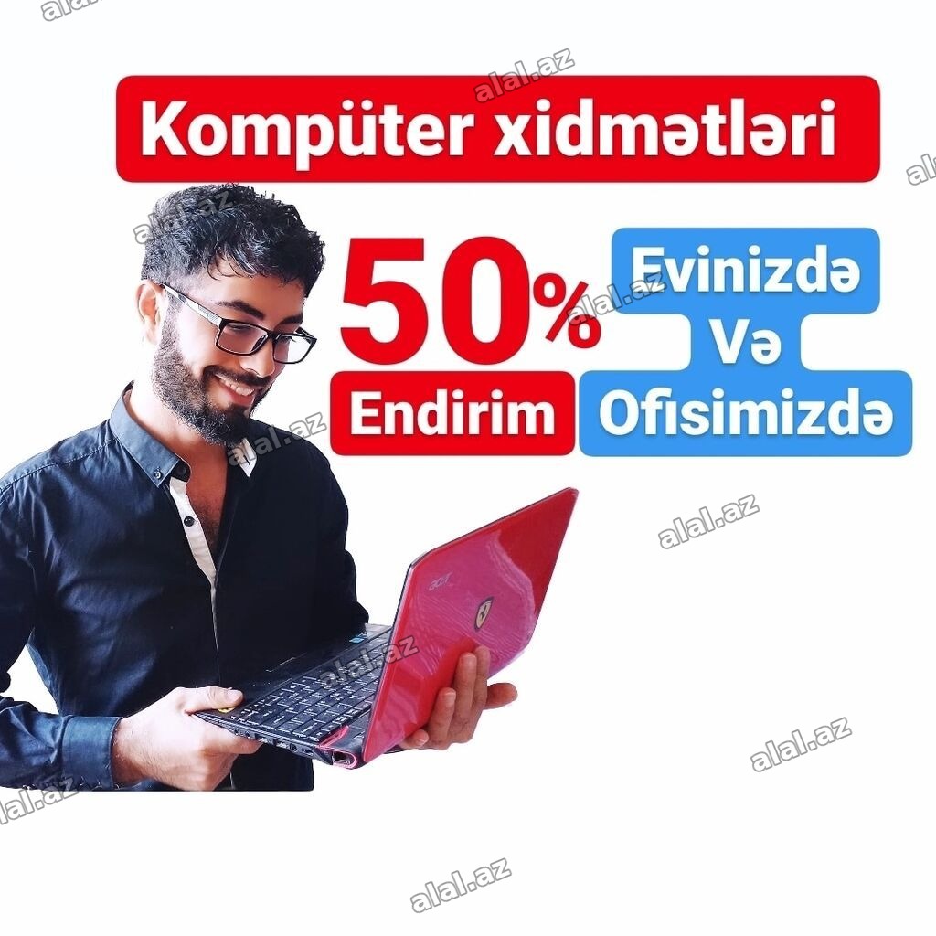 Komputer ustası ☑ Xidməti evinizdə və ya ofisimizdə ☑ Diaqnostika