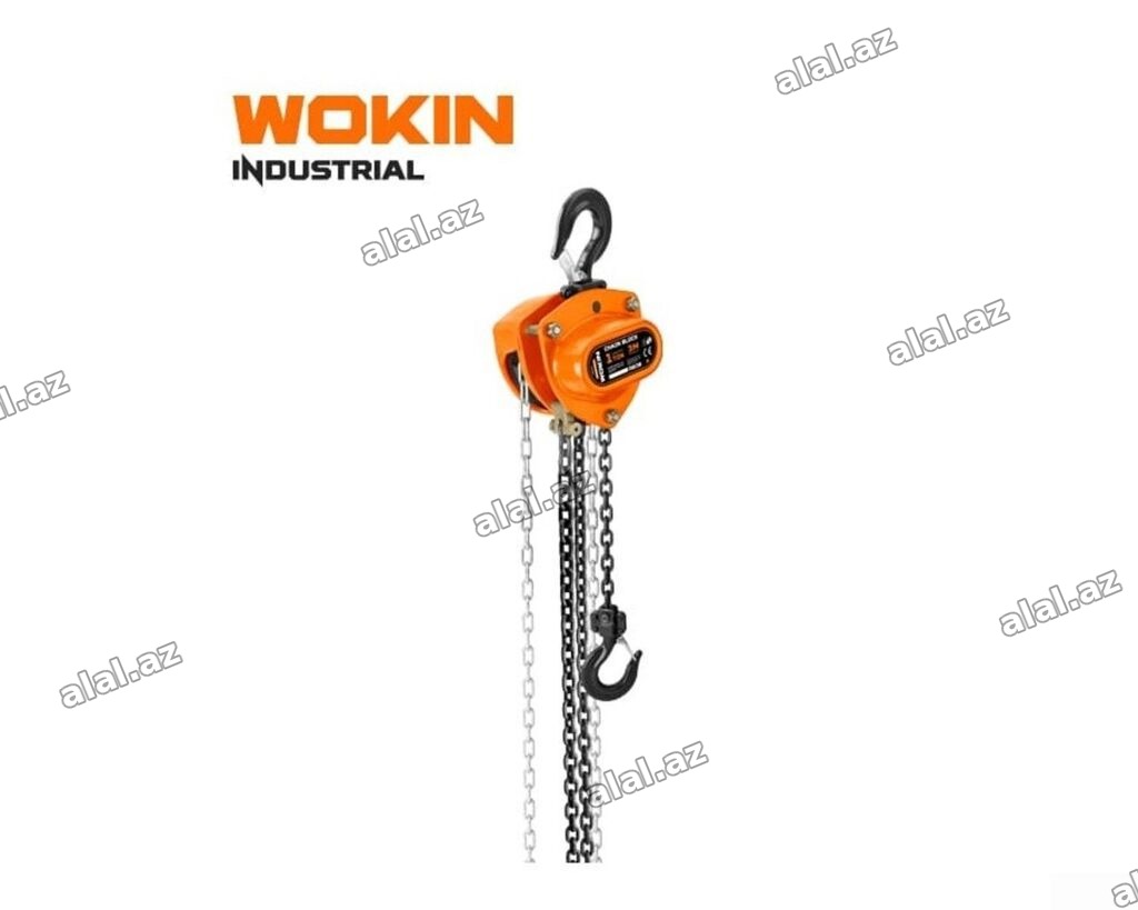 WOKIN künclü mexaniki zəncirli tal 3 m WOKIN künclü mexaniki zəncirli