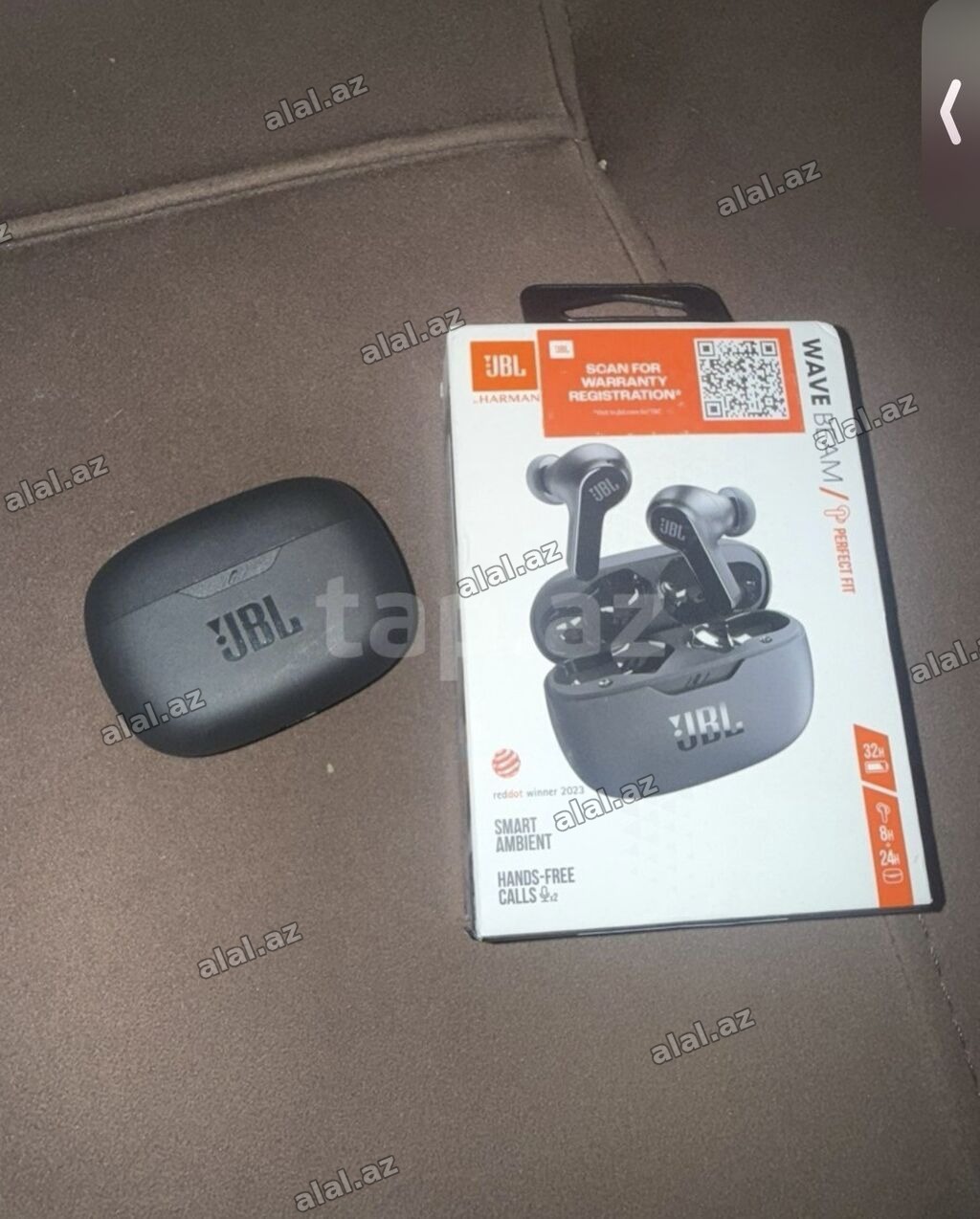 Yeni Simsiz (Bluetooth) Qulaqcıqlar, JBL, rəng - Qara