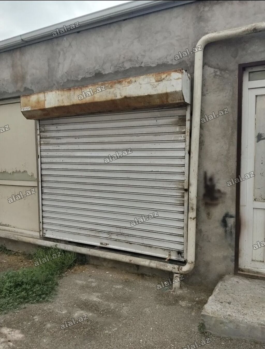 Metal jalüz qapı – rulon tipli - Material: sinklənmiş metal lamellər