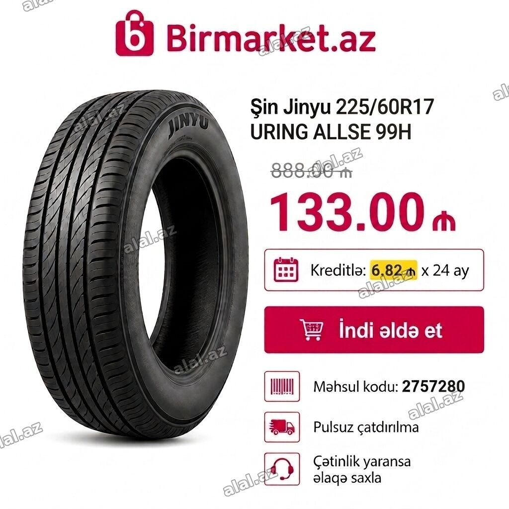 Yeni Şin Jinyu 225 / 60 / R 17