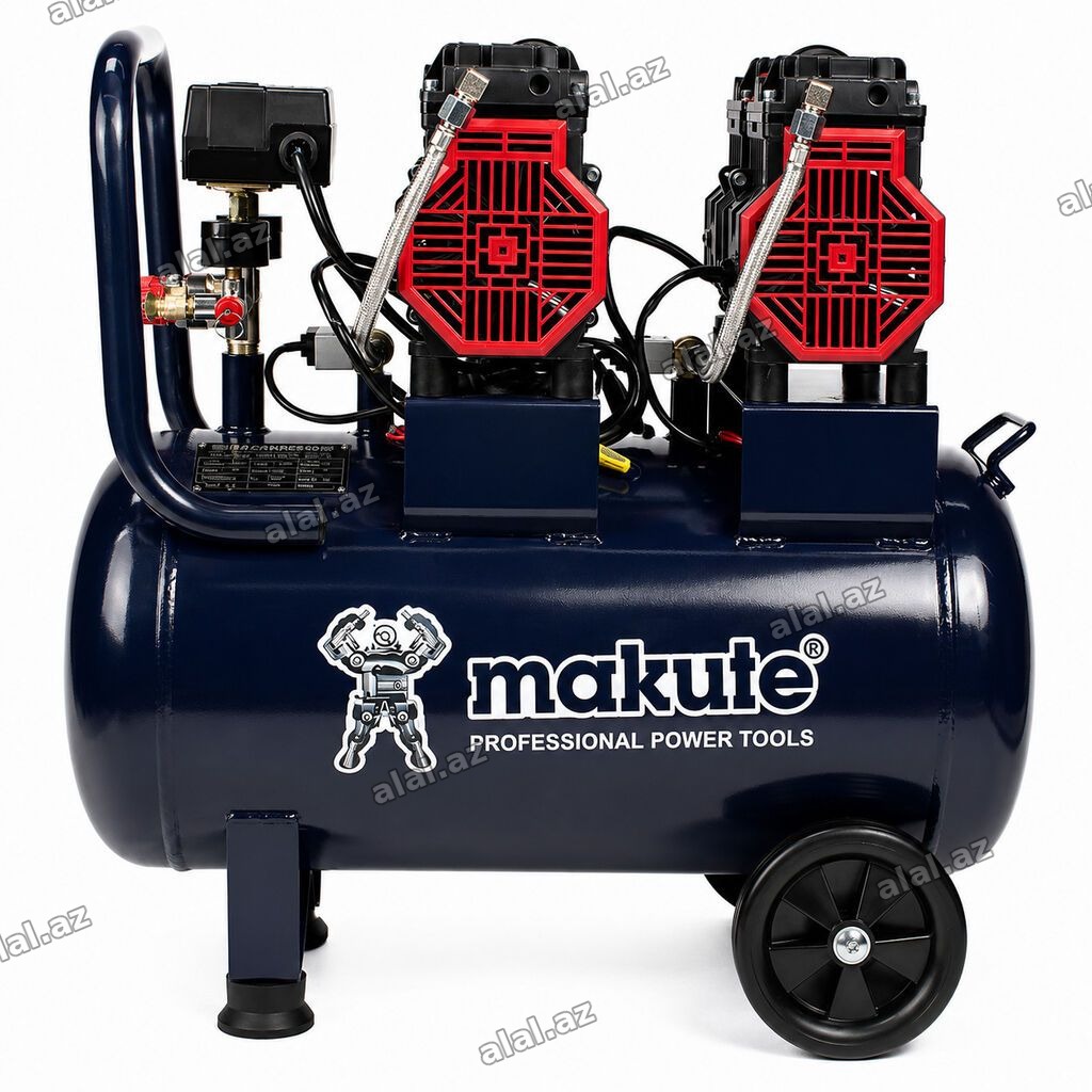 №: 8918 Məhsulun adı: Hava kompressoru Makute yağsız/səssiz 50L —