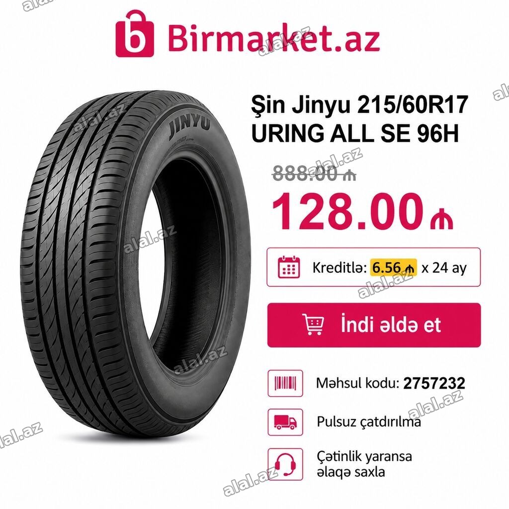 Yeni Şin Jinyu 215 / 60 / R 17
