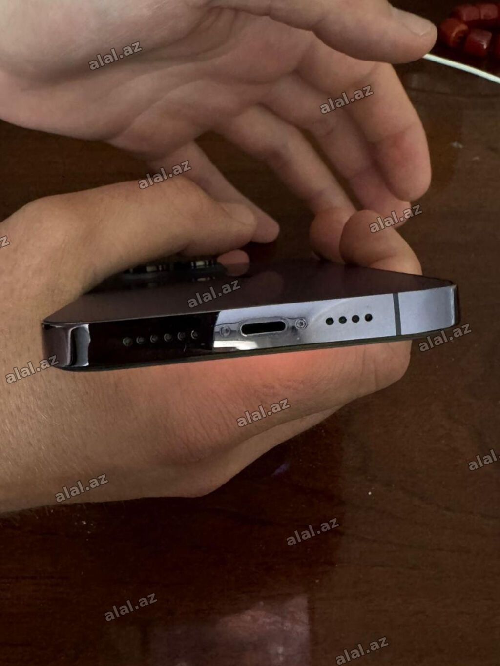 IPhone 14 Pro Max, 256 GB, Deep Purple, Face ID, Barmaq izi