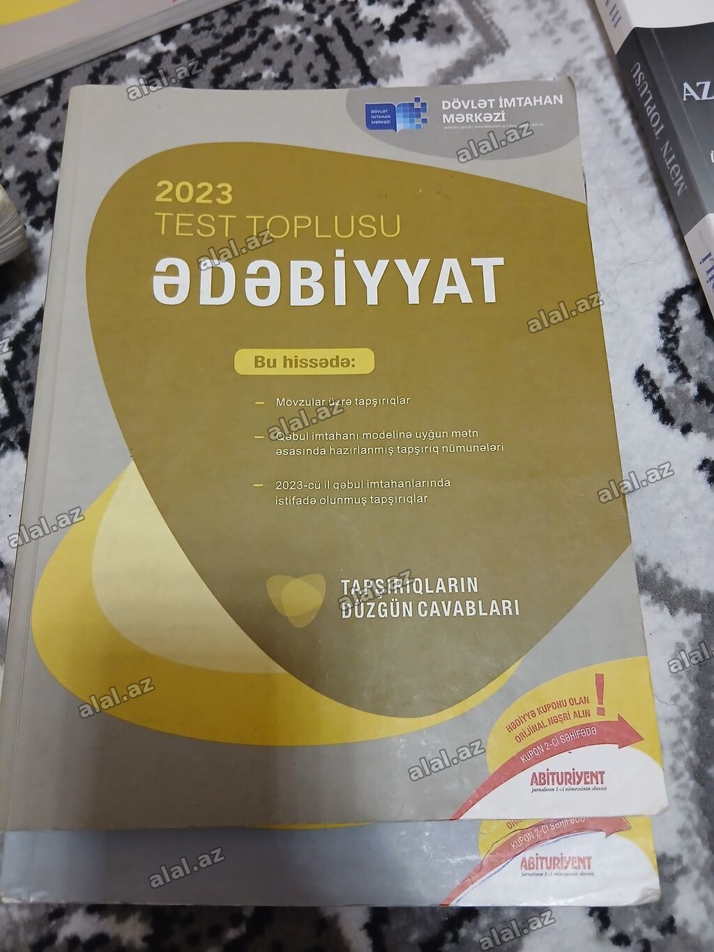 Ədəbiyyat Testlər 11-ci sinif, DİM, 1-ci hissə, 2023 il