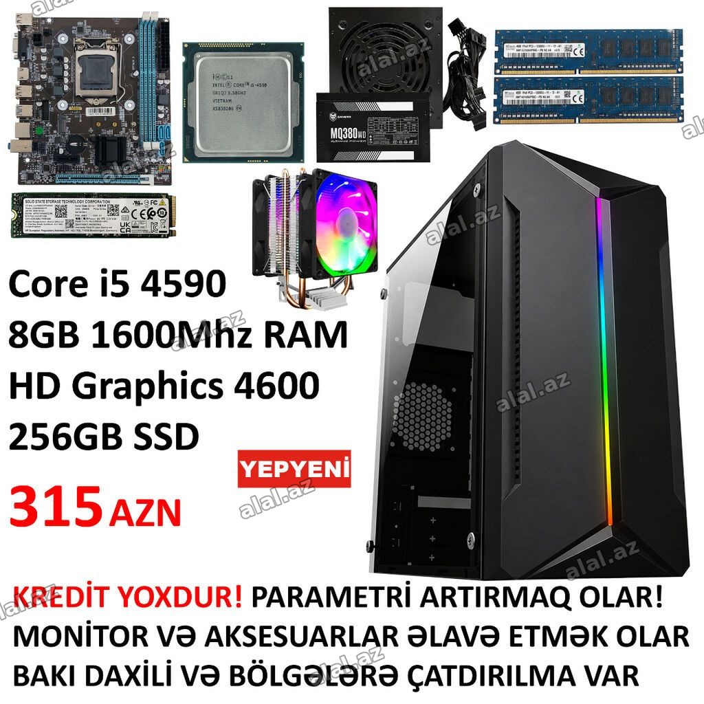 BÜTÜN BÖLGƏLƏRƏ ÇATDIRILMA VAR! ⭐Təzə Sistem Bloku 370 yox 315 AZN