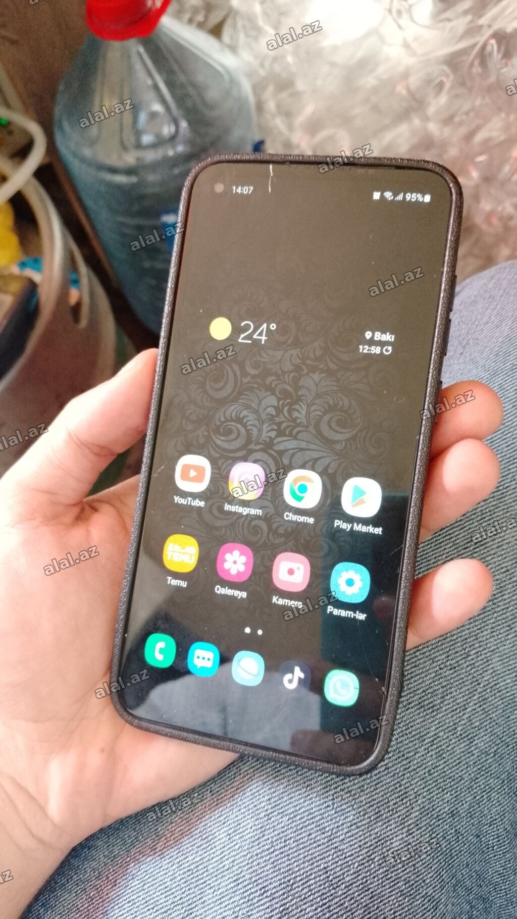 Samsung Galaxy A11, 32 GB, rəng - Qara, Barmaq izi