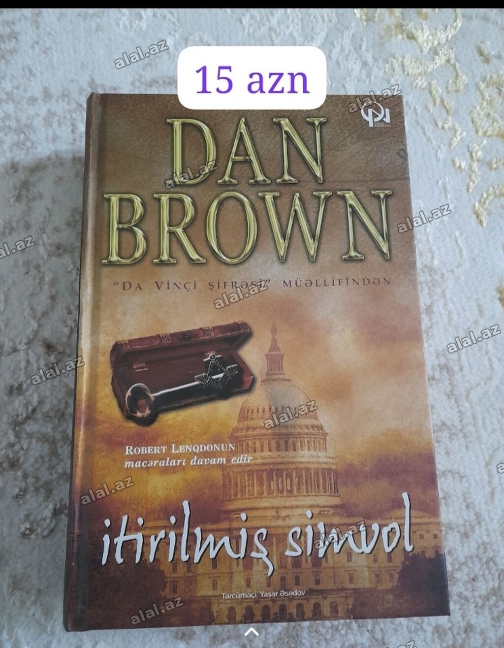 Dan Brovn itirilmiş simvol kitabı. əla vəziyyətdədir. ünvan Bakı