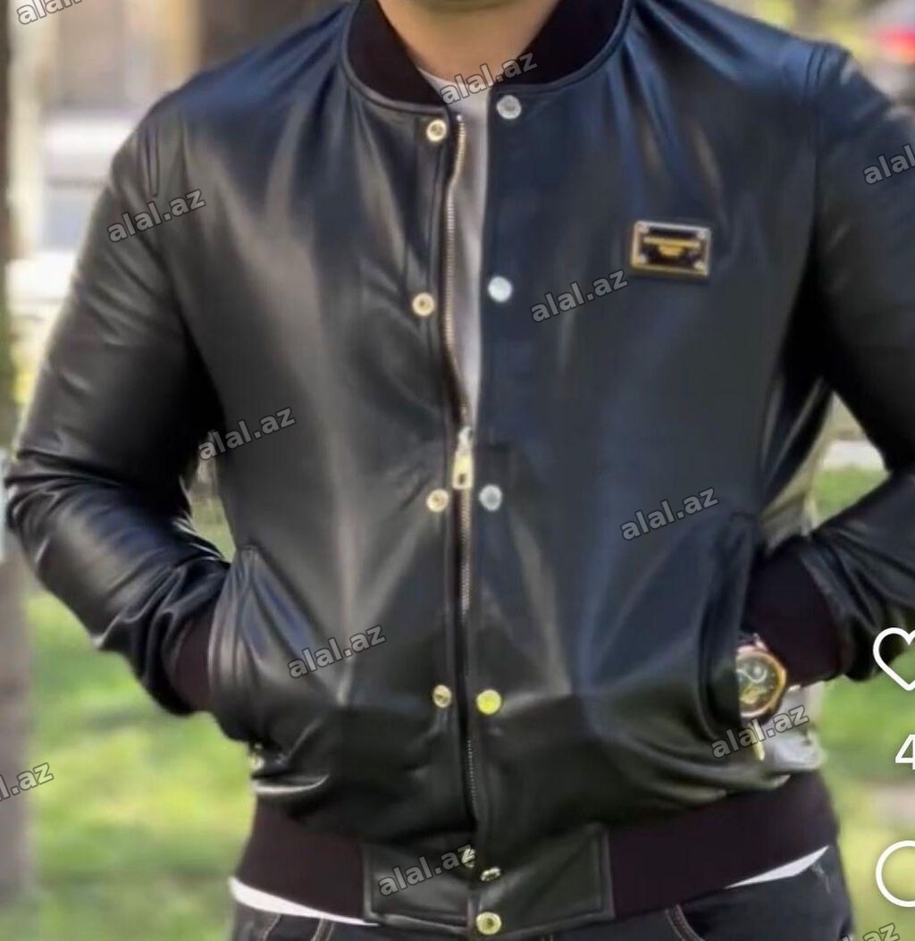 Dəri nazik gödəkçə 5 illik qaranti verilir Prada markası 2Xl Payız