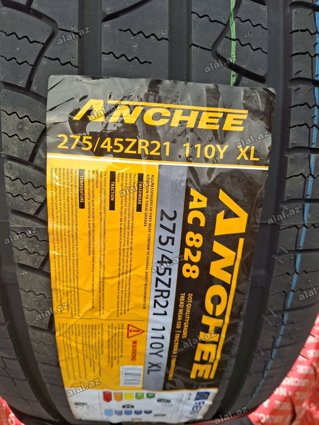 AN-CHEE AC828 avtomobil şini - Ölçü: 275/45 ZR21 - Yük/sürət indeksi