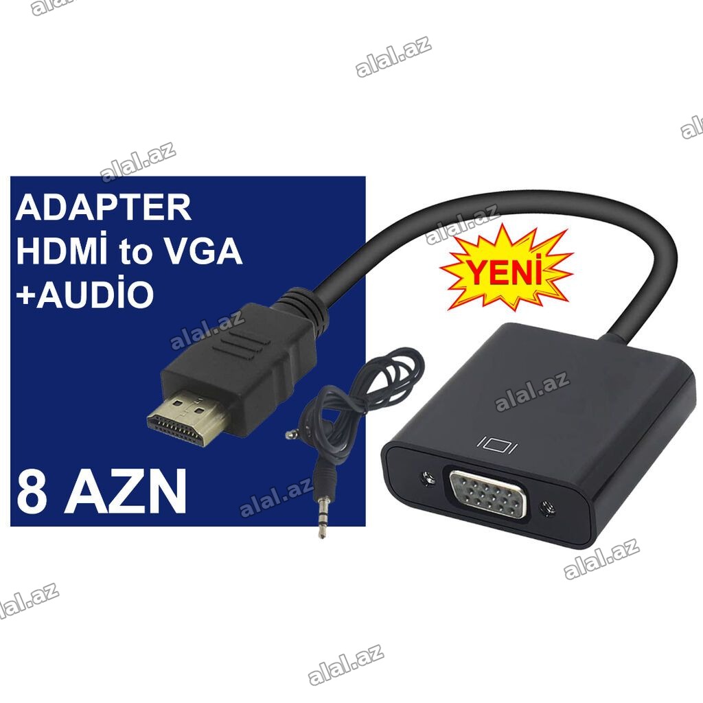 HDMİ Adapterlər/Konverterlər (Çeviricilər) ⭐HDMİ to AV – 12 AZN ⭐HDMİ