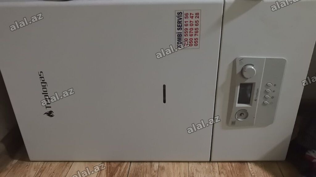Kombi teplogaz 5 radiatorla birlikde satilir yeni yuyulub temizdenib
