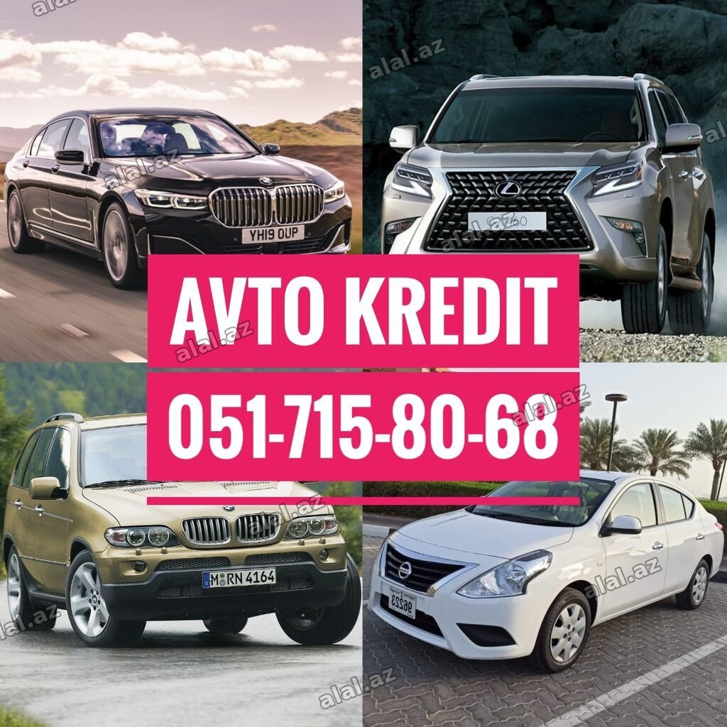 AVTO KREDIT XIDMETI. AVTOMOBIL GIROVU. Minimal faiz derecesi ve en