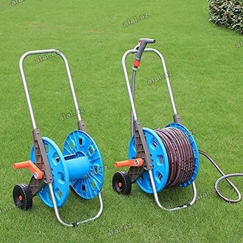 SU ŞLANQI BARABANLI TƏKƏRLI MODEL 🔹50 metr şlanqin uzunluğu var