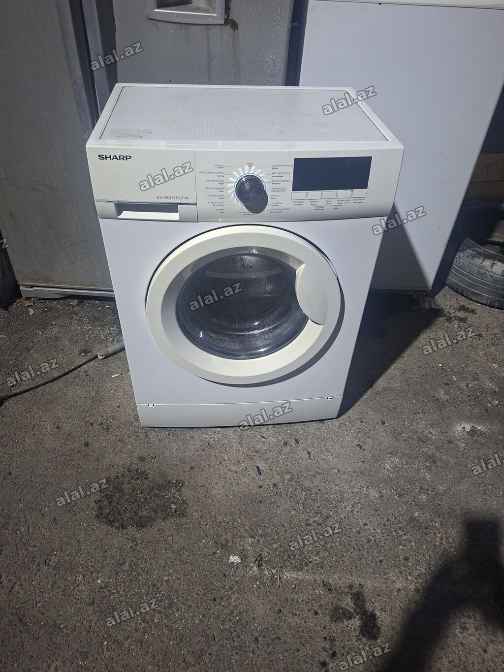 Paltaryuyan maşın Sharp, 6 kq, İşlənmiş, Avtomat, Qurutma var