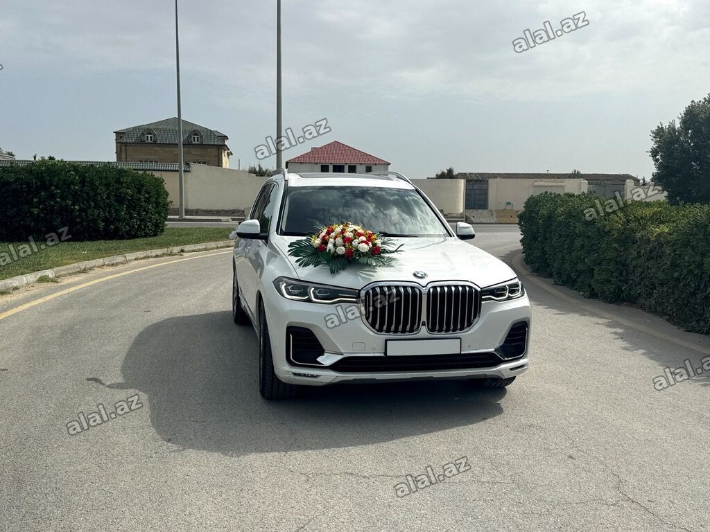 Bəy gəlin maşını BMW X7.Sürücüsüz verilmir.Toy, nişan, və digər