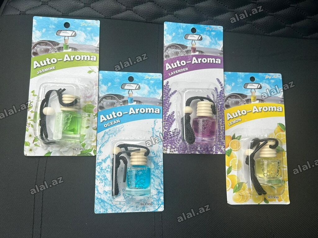 Auto-Aroma asqılı avtomobil ətirləri - Növlər: Ocean, Jasmine