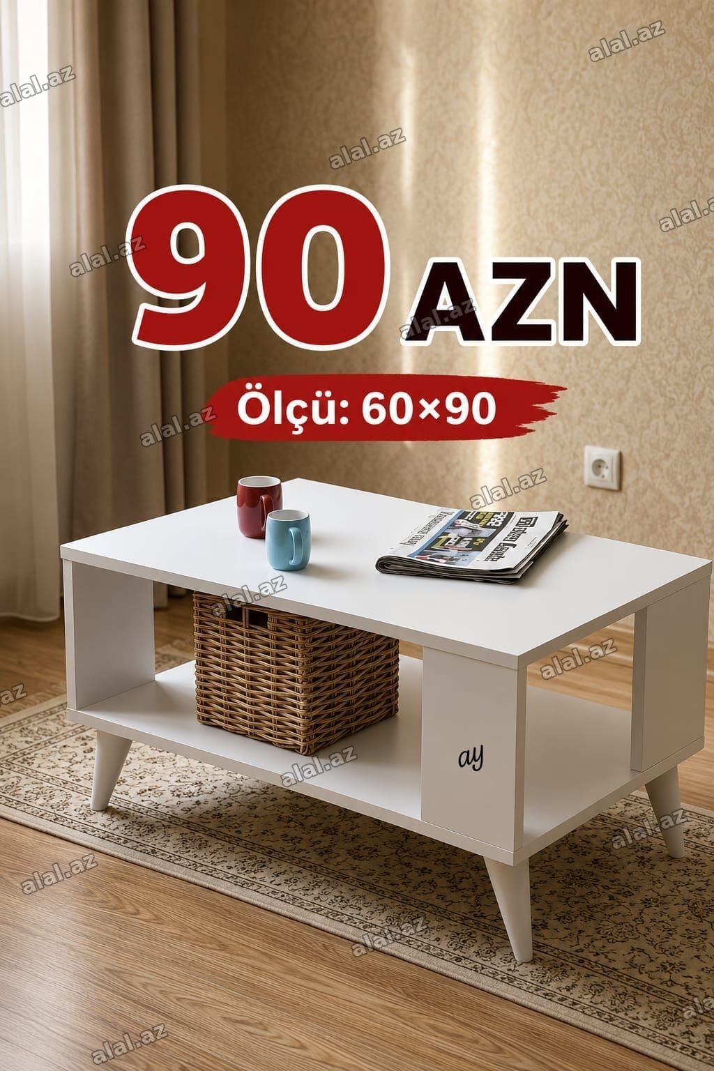 Düz masa, Açılmayan, Təkərsiz, Zəmanətsiz