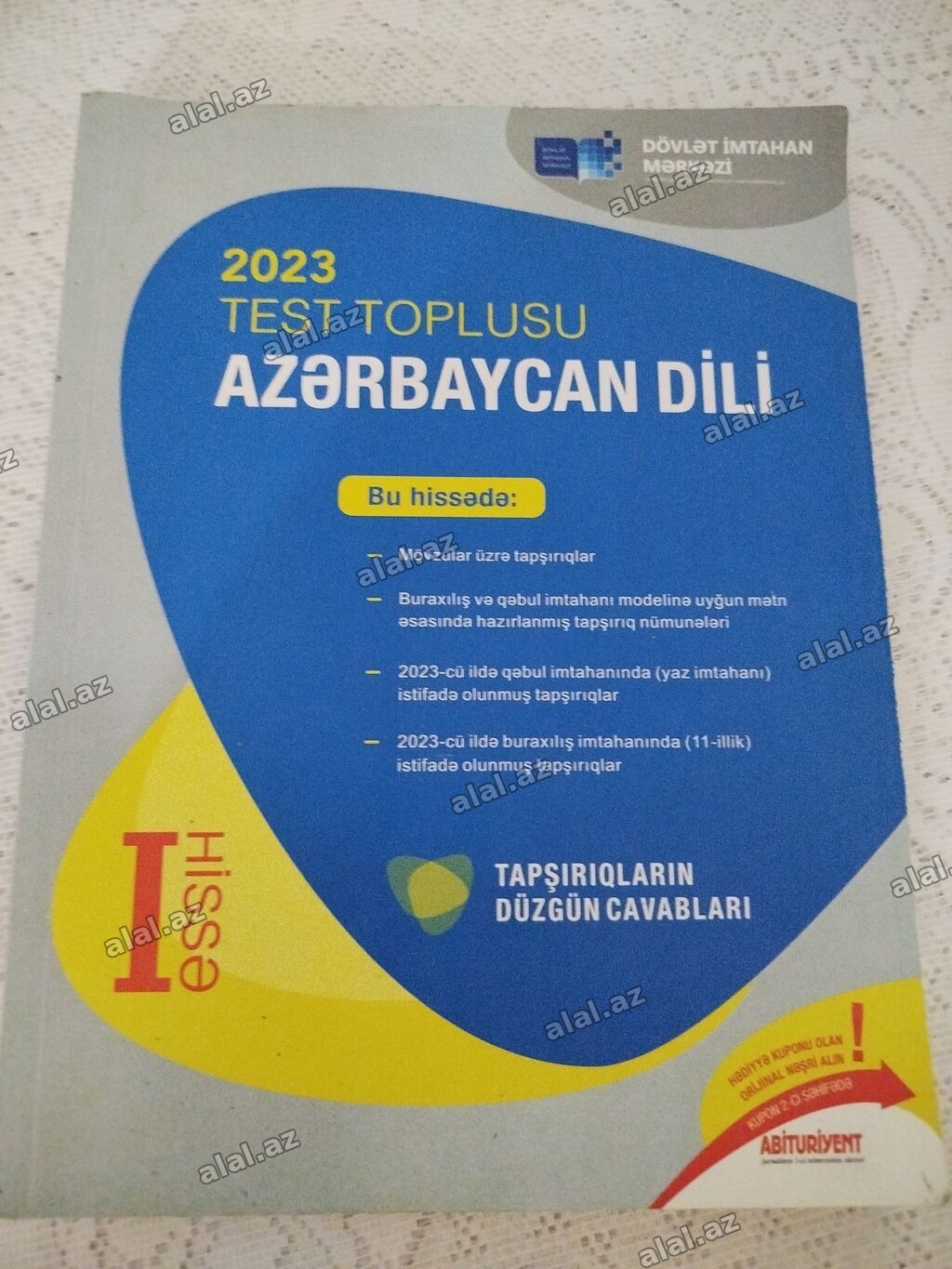 Məhsul: “Azərbaycan dili – 2023 Test Toplusu”, I hissə