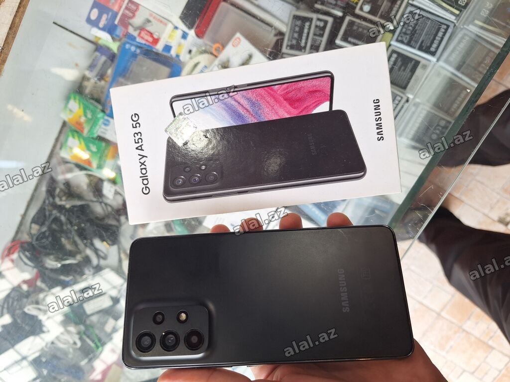 Samsung Galaxy A53 5G, 256 GB, rəng - Qara, İki sim kartlı