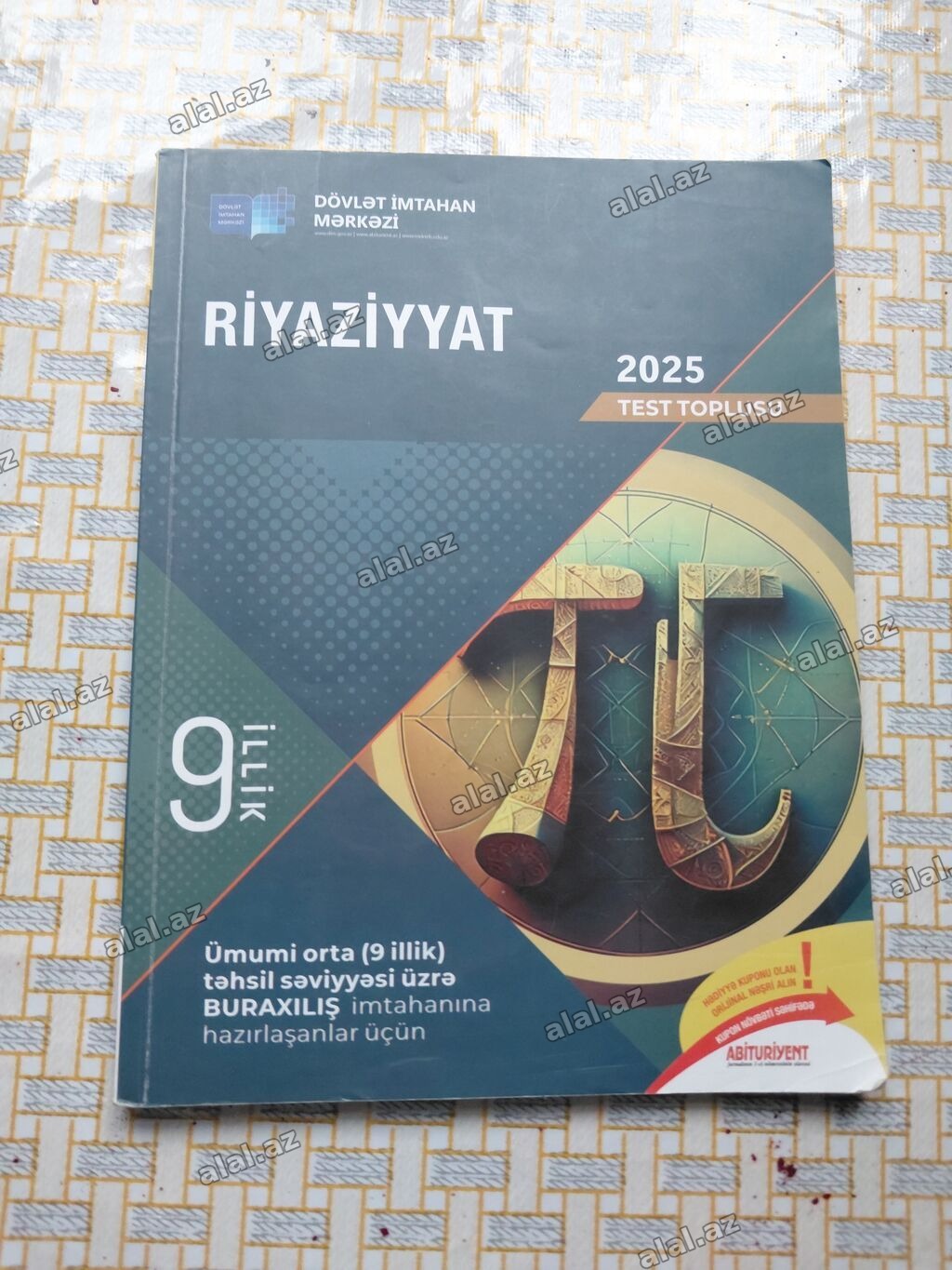 Məhsul: “Riyaziyyat – 2025 Test Toplusu (9 illik)” kitabı -