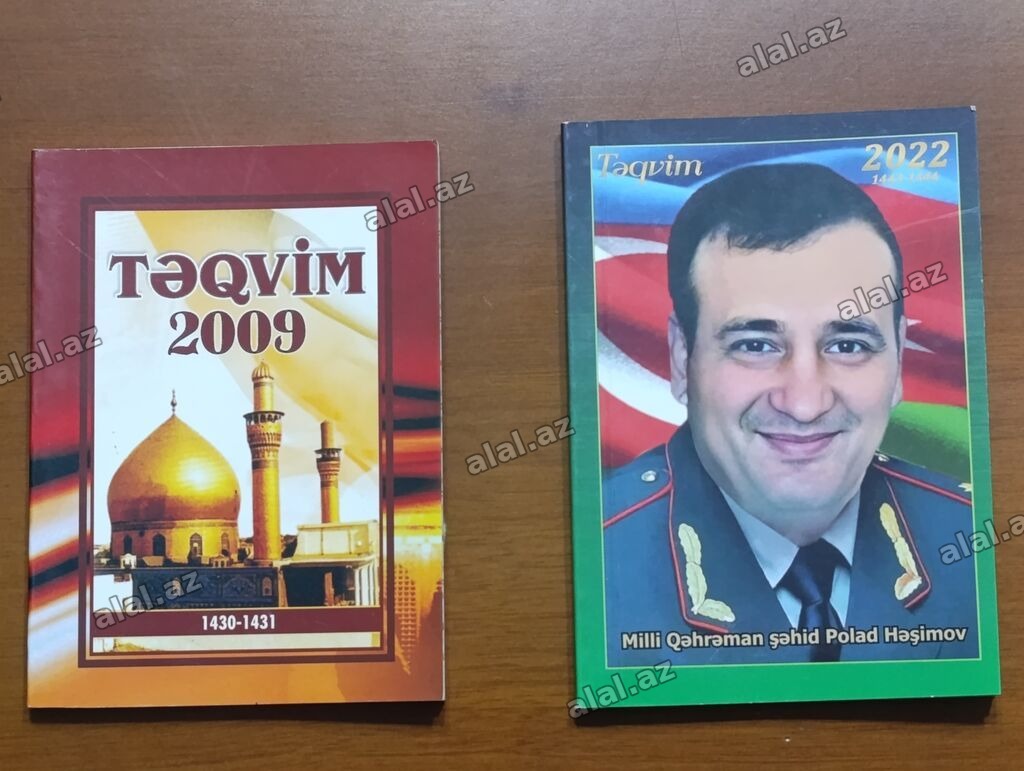 2009 və 2022- ci ilin Hicri-qəməri və Miladi təqvimi satılır