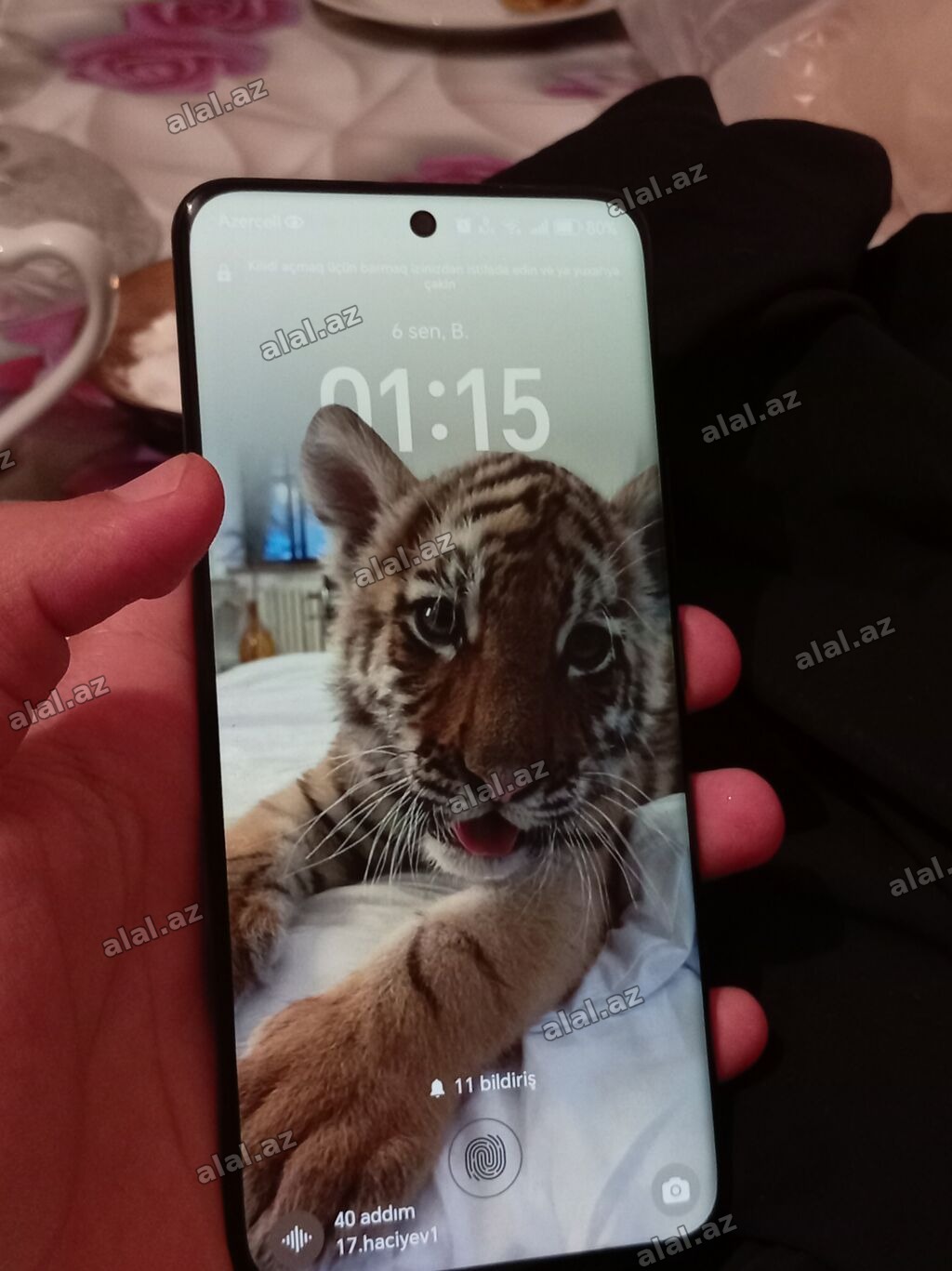 Honor 90, 512 GB, rəng - Qara, Barmaq izi