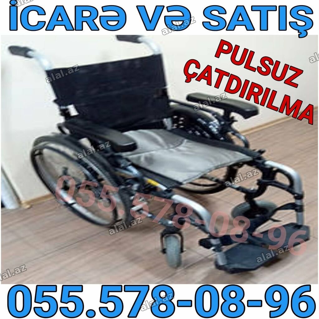 Məhsul: Manual əlil arabası Xidmət: İcarə və satış Xüsusiyyətlər: -